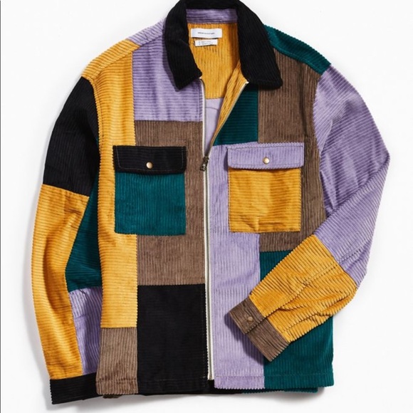 Urban Outfitters Corduroy Color Block 